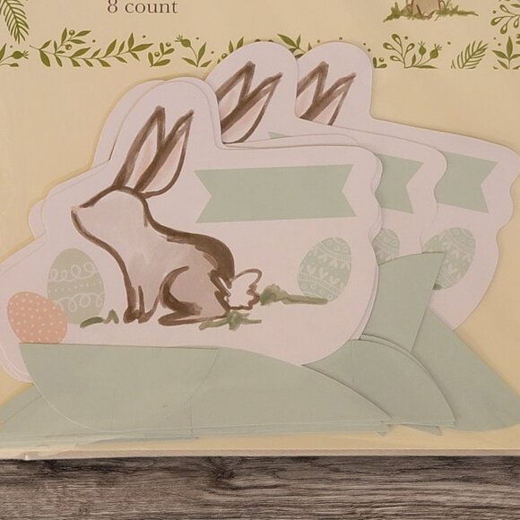 Easter Bunny Place Cards 24 Ct Eggs 3D Standing Party Brunch Breakfast Lunch - Picture 3 of 4